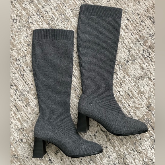 VIVAIA Boots Knee High Water Repellent Wool (Tessa Pro) 38.5 / 7.5 Gray - Picture 3 of 14